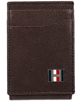 Tommy Hilfiger Men's Kerry Rfid Front Pocket Leather Wallet