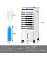 Costway 3-in-1 Evaporative Air Cooler Portable Air Cooling Fan w/ Fan & Humidifier