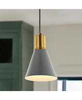 Apollo 6" 1-Light Mid-Century Modern Iron Led Pendant