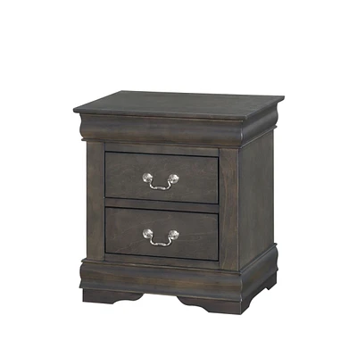 Simplie Fun Louis Philippe Nightstand