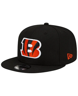 Men's New Era Black Cincinnati Bengals 9FIFTY Snapback Hat