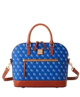 Women's Dooney & Bourke Kansas City Royals Signature Domed Zip Satchel Purse