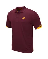 Men's Colosseum Maroon Minnesota Golden Gophers Big and Tall Santry Polo Shirt