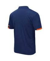 Men's Colosseum Navy Auburn Tigers Big and Tall Santry Polo Shirt