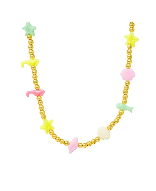 Zomi Gems Girl's Bright Gum Ball Unicorn Bracelet Set