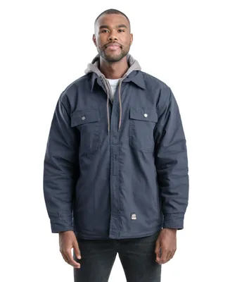 Berne Big & Tall Heartland Duck Hooded Shirt Jacket