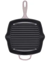 Le Creuset 10.25" Enameled Cast Iron Skillet Grill with Helper Handle