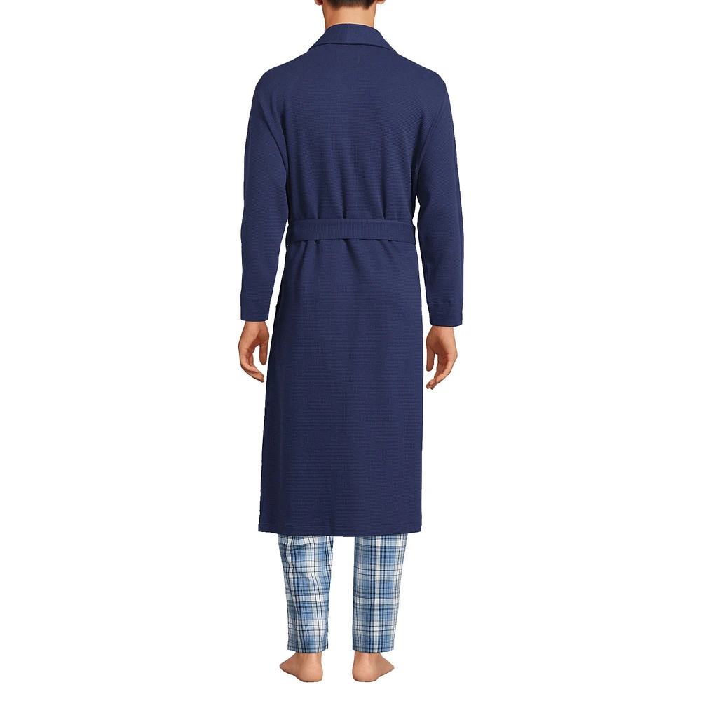 Lands' End Men's Waffle Robe