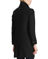 Lauren Ralph Petite Notched-Collar Walker Coat