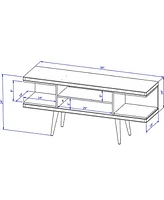 Manhattan Comfort Utopia 53.14" Medium Density Fibreboard 4-Shelf Tv Stand