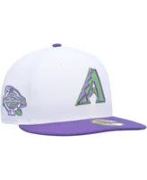 Men's New Era White Arizona Diamondbacks Side Patch 59FIFTY Fitted Hat