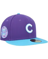 Men's New Era Purple Chicago Cubs Vice 59FIFTY Fitted Hat