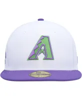 Men's New Era White Arizona Diamondbacks Side Patch 59FIFTY Fitted Hat