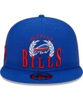 Men's New Era Royal Buffalo Bills Collegiate Trucker 9FIFTY Snapback Hat