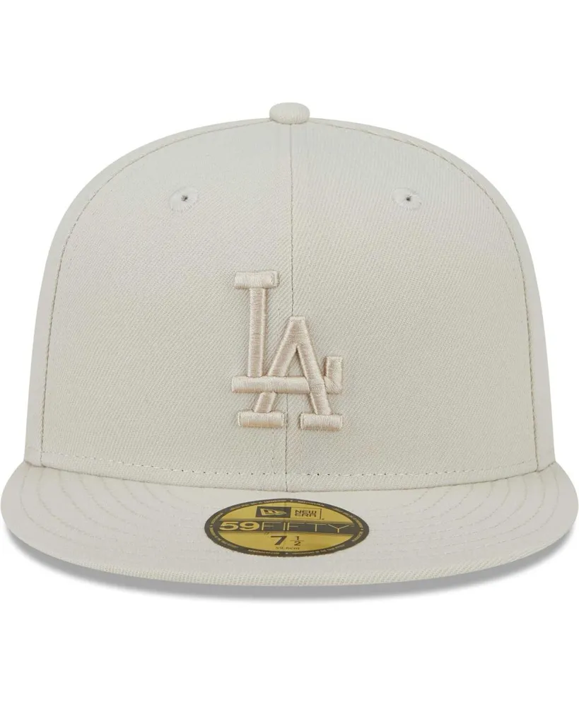 Men's New Era Khaki Los Angeles Dodgers Tonal 59FIFTY Fitted Hat
