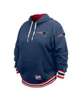 Men's New Era Navy England Patriots Big and Tall Nfl Pullover Hoodie