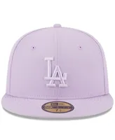 Men's New Era Lavender Los Angeles Dodgers 2023 Spring Color Basic 59FIFTY Fitted Hat