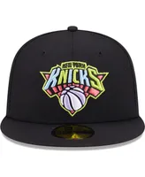 Men's New Era Black York Knicks Color Pack 59FIFTY Fitted Hat