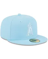 Men's New Era Light Blue Los Angeles Angels 2023 Spring Color Basic 59FIFTY Fitted Hat