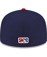 Men's New Era Navy Jacksonville Jumbo Shrimp Authentic Collection Alternate Logo 59FIFTY Fitted Hat