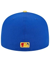 Men's New Era Royal, Yellow San Diego Padres Empire 59FIFTY Fitted Hat