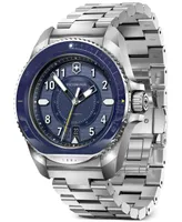 Victorinox Men's Swiss Automatic Journey 1884 Stainless Steel Bracelet Watch 43mm