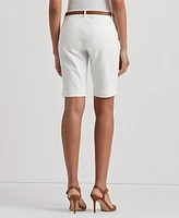 Lauren Ralph Twill Stretch Bermuda Shorts, Regular & Petite