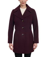 Anne Klein Women's Single-Breasted Peacoat, Created for Macy's
