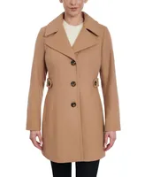 Anne Klein Women's Single-Breasted Peacoat, Created for Macy's