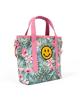 Shady Lady Hawaiian Medium, 100% Cotton Canvas Carryall Tote Bag