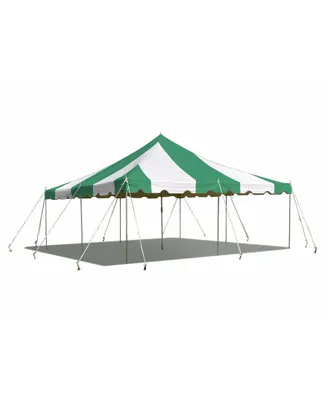 20'x20' Weekender Standard Canopy Pole Tent - Easy Up With 80 Person Capacity Outdoor Canopies for Parties, Weddings, & Events