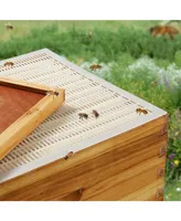 Honey Keeper 10 Frame Plastic Queen Excluder, 2 Pack - Bee Hive Tool for Beekeeping