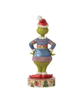 Jim Shore Grinch Wearing Ugly Sweater Figurine