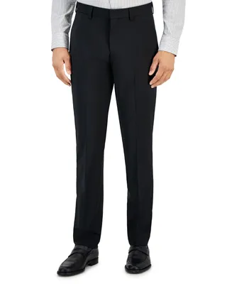 Hugo by Boss Men's Modern-Fit Solid Wool-Blend Suit Trousers