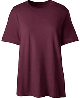 Lands' End School Uniform Women's Short Sleeve Feminine Fit Essential T-shirt