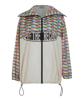 Women's Printed Oversized Jacket - Multi