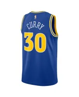 Men's Nike Stephen Curry Royal Golden State Warriors 2022/23 Swingman Jersey - Classic Edition