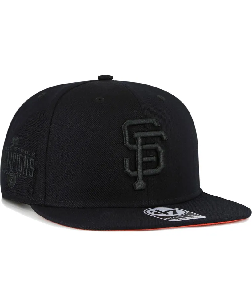 San Francisco Giants '47 2014 World Series Sure Shot Captain Snapback Hat -  Black