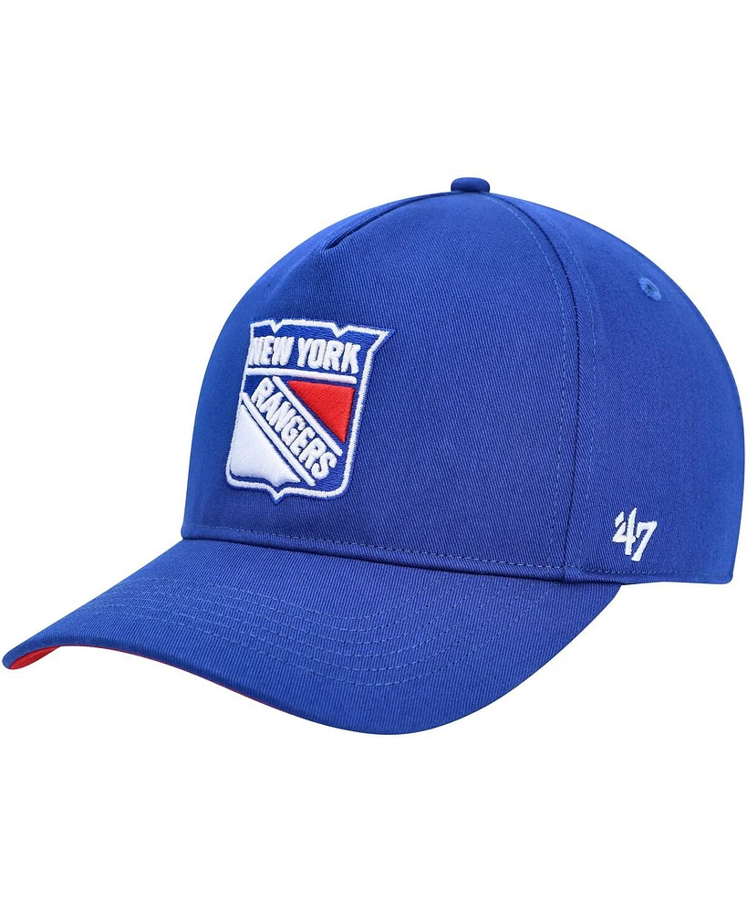 Men's '47 Brand Blue New York Rangers Primary Hitch Snapback Hat