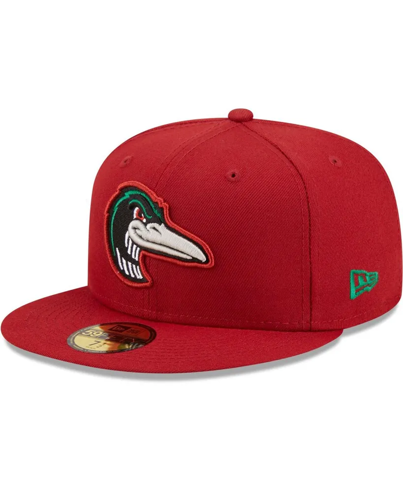 Men's New Era Red Great Lakes Loons Authentic Collection 59FIFTY Fitted Hat