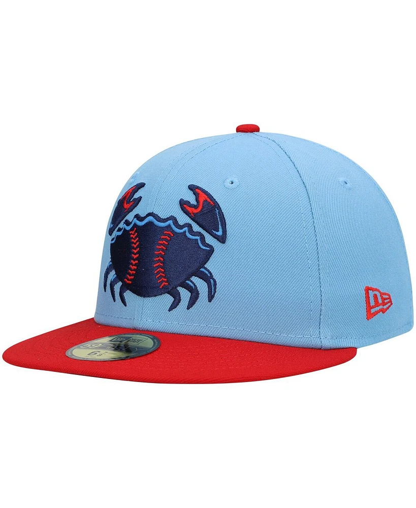 Men's New Era Royal Lakewood Blueclaws Authentic Collection Road 59FIFTY Fitted Hat