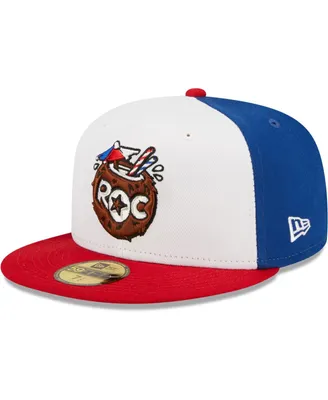 Men's New Era White, Red Cocos Locos De Rochester Copa La Diversion 59FIFTY Fitted Hat