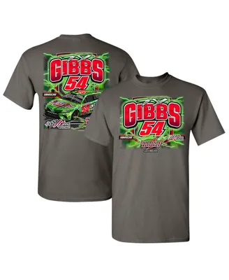 Men's Joe Gibbs Racing Team Collection Charcoal Ty Interstate Batteries Car T-shirt