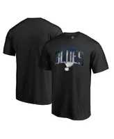 Men's Fanatics Black St. Louis Blues Arch Smoke T-shirt