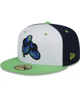 Men's New Era White, Green Durham Bulls Shower Shoes Theme Night 59FIFTY Fitted Hat