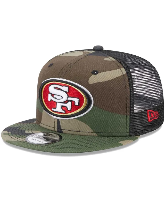 New Era Men's San Francisco 49ers Tear Team Color 9Fifty Adjustable Trucker  Hat