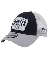 Men's New Era Navy New York Yankees Two-Tone Patch 9FORTY Snapback Hat