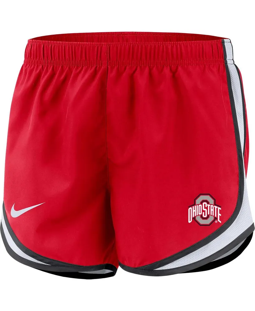 Women's Nike Scarlet Ohio State Buckeyes Tempo Performance Shorts