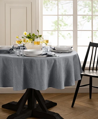 Continental Solid Texture Water and Stain Resistant Tablecloth