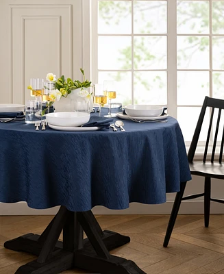 Continental Solid Texture Water and Stain Resistant Tablecloth
